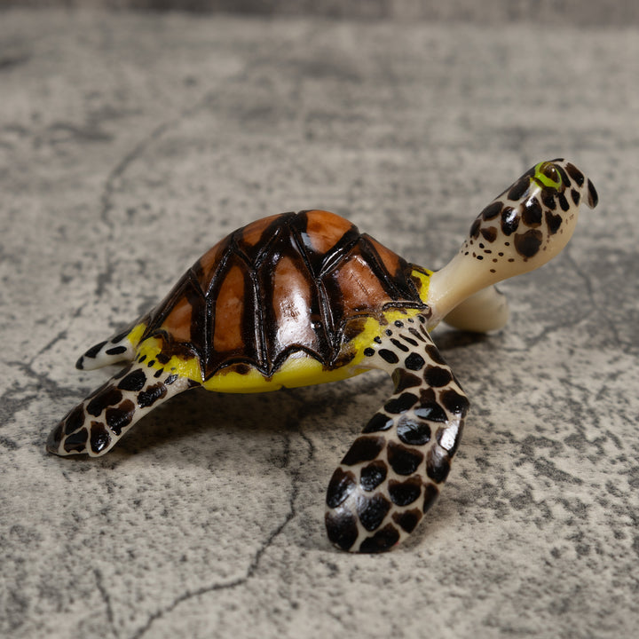 Large Sea Turtle Tagua Carving