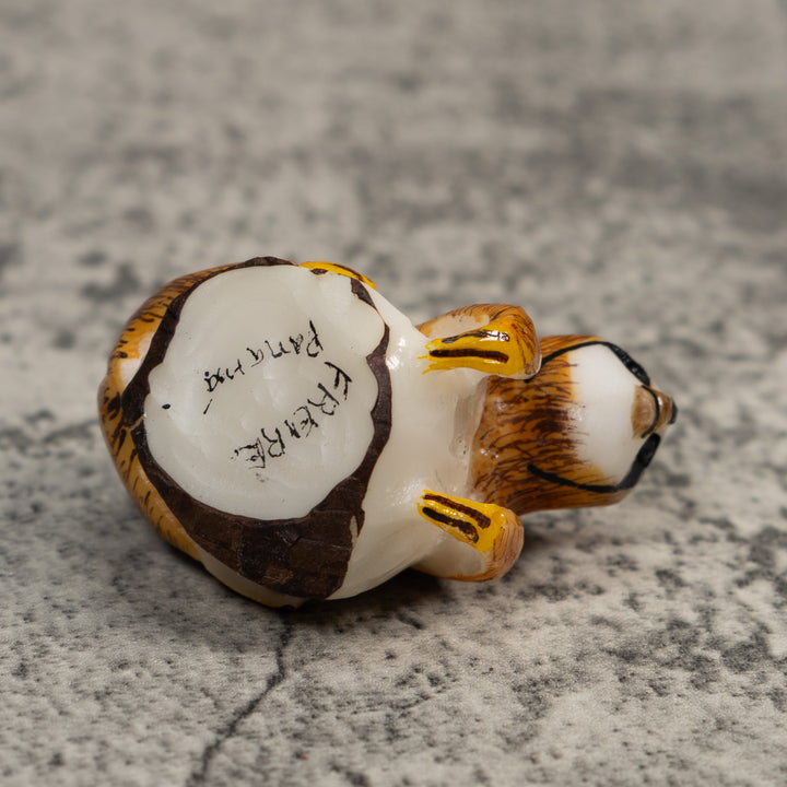 Sloth With Cub Tagua Carving
