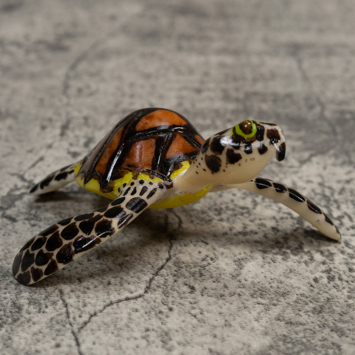 Large Sea Turtle Tagua Carving