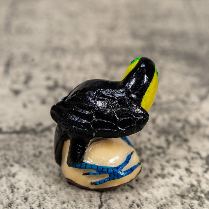 Toucan Parrot Bird Tagua Carving