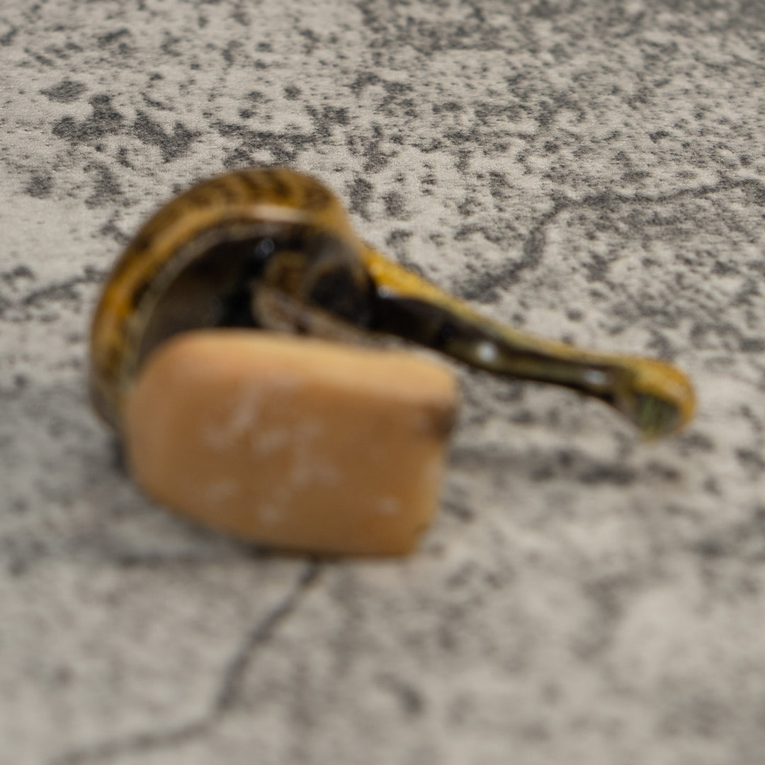 Vintage Waterbird Heron Tagua Carving