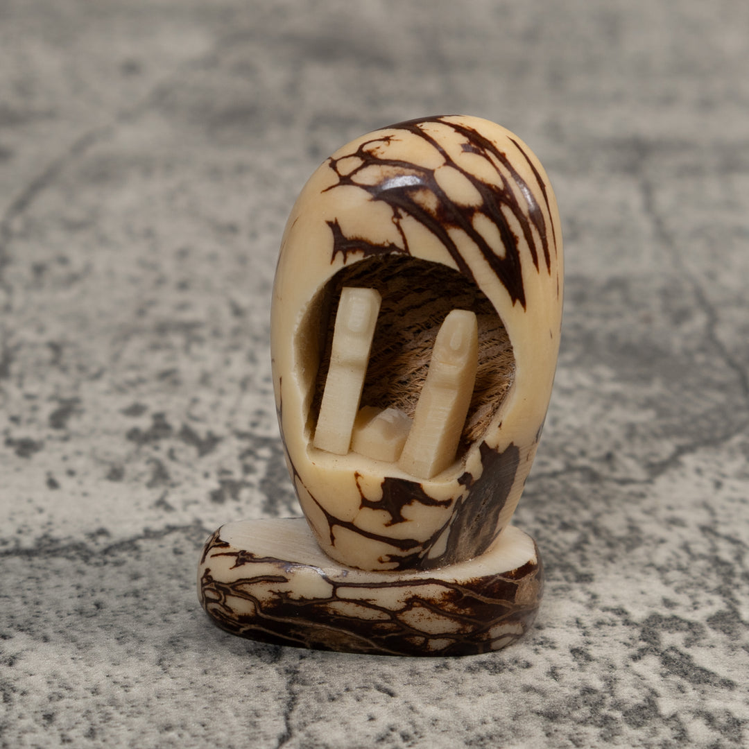 Christmas Creche Tagua Carving