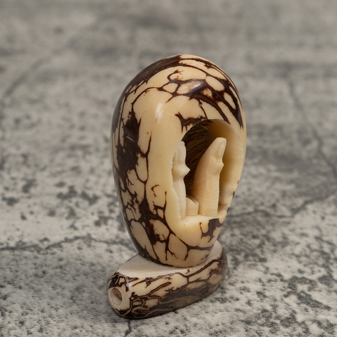 Christmas Creche Tagua Carving