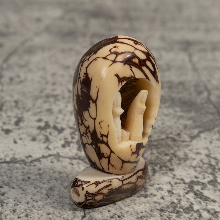 Christmas Creche Tagua Carving