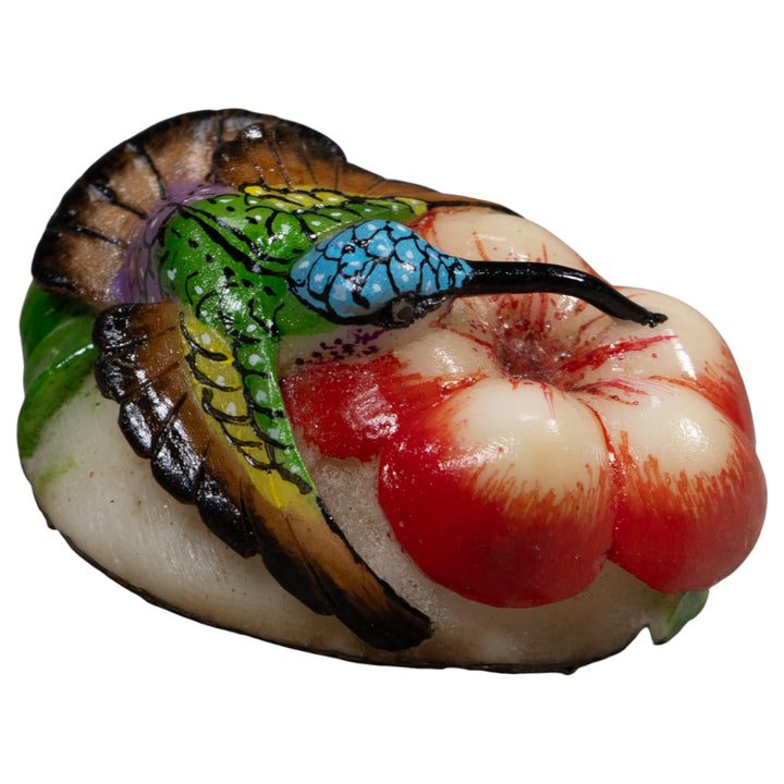 Multi-Color Hummingbird Tagua Carving