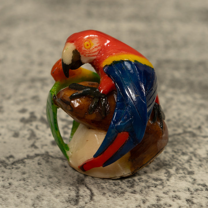 Macaw Parrot Bird Tagua Carving