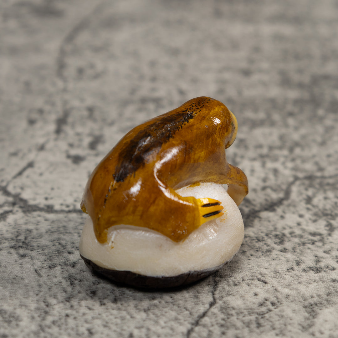 Brown Sloth Tagua Carving