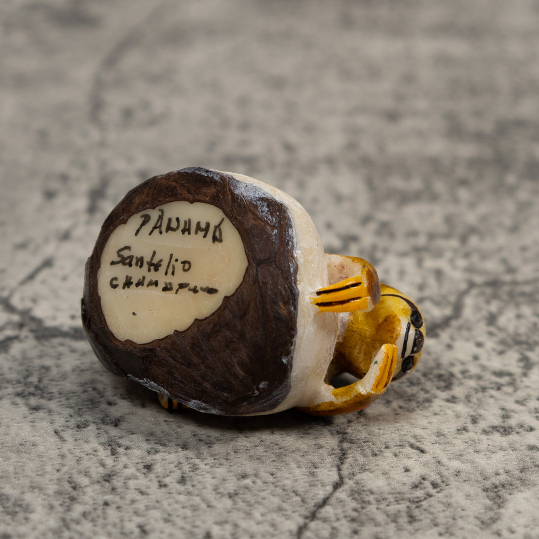 Brown Sloth Tagua Carving