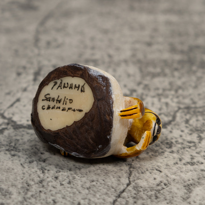 Brown Sloth Tagua Carving