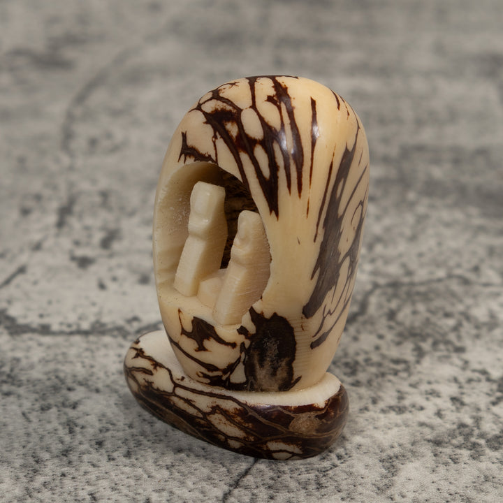 Christmas Creche Tagua Carving
