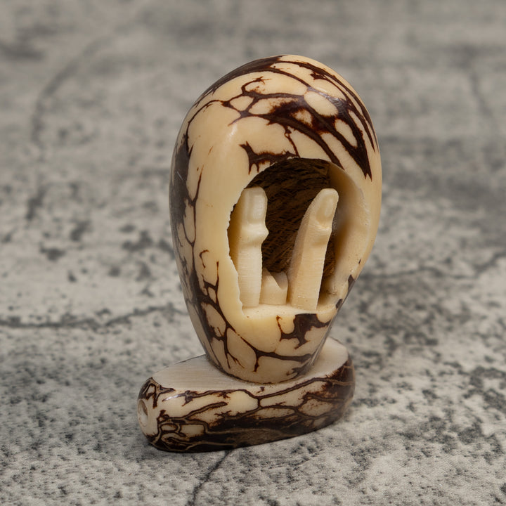 Christmas Creche Tagua Carving
