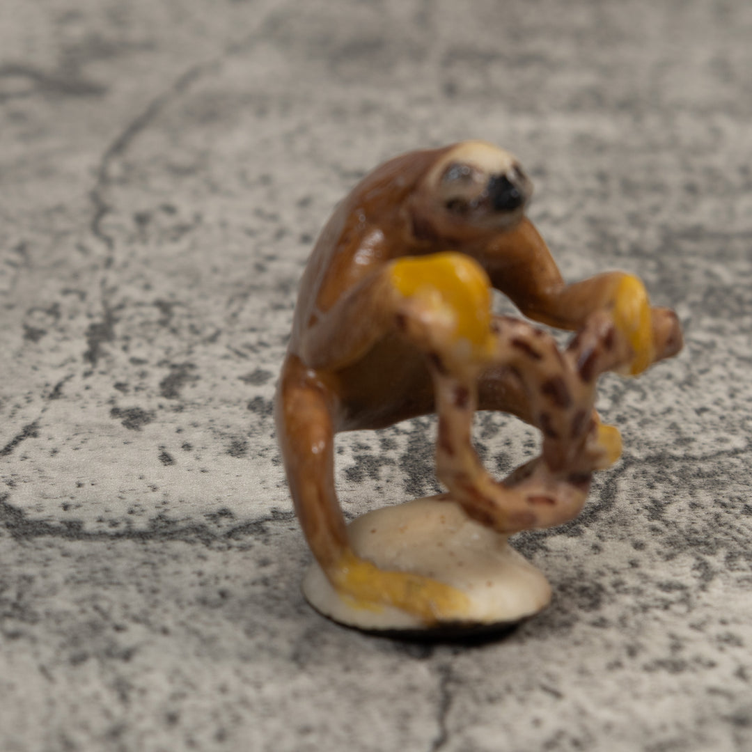 Brown Sloth In Tree Tagua Carving