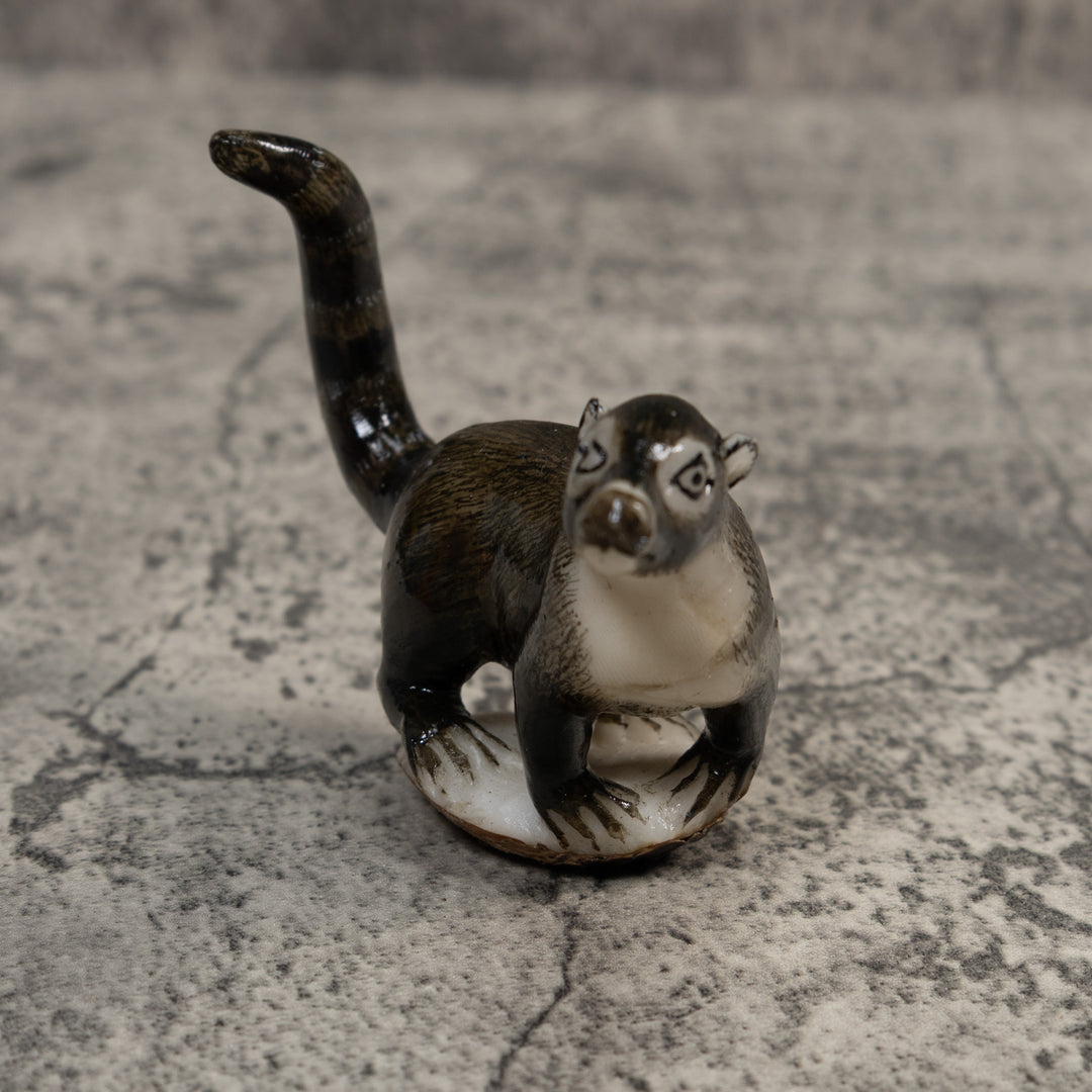 Gorgeous Coatimundi Tagua Carving