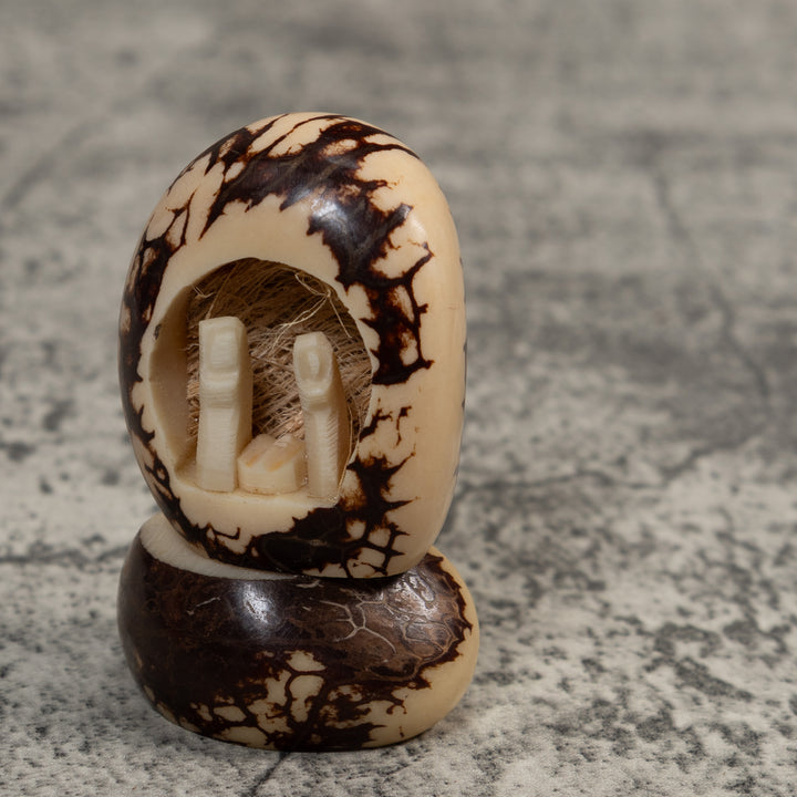 Christmas Creche Tagua Carving