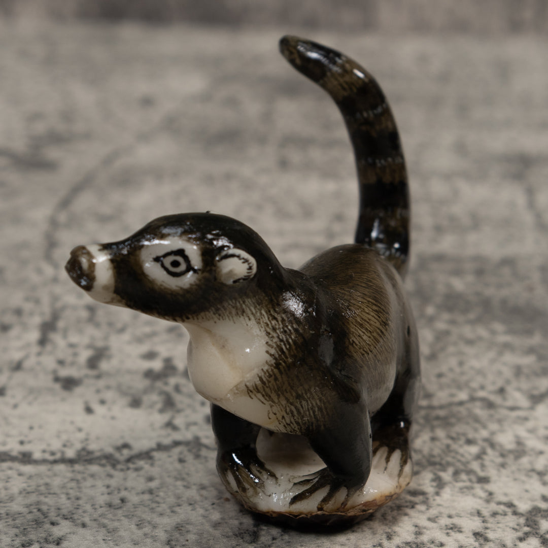 Gorgeous Coatimundi Tagua Carving
