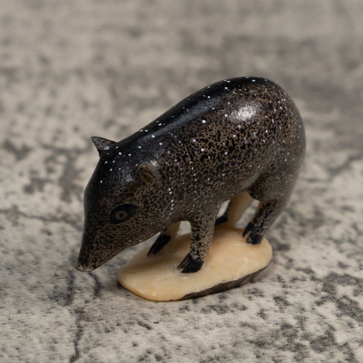 Rainforest Wild Pig Tagua Carving