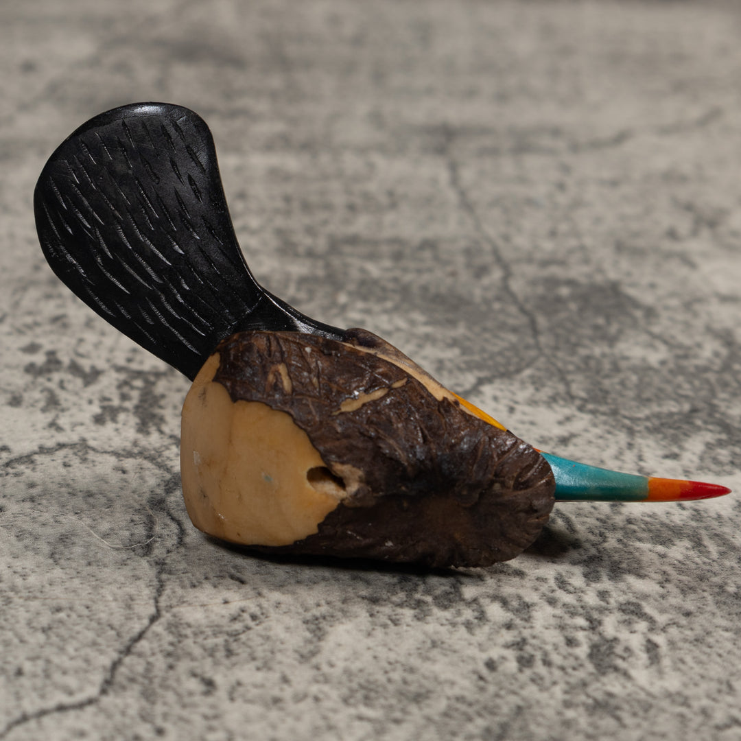 Toucan Parrot Bird Tagua Carving