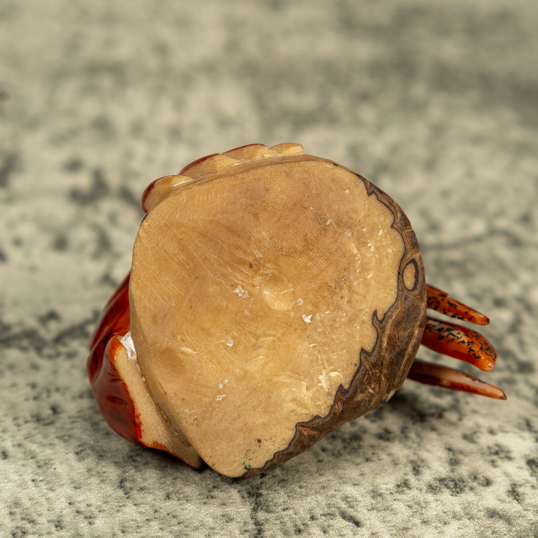 Vintage Ocean Shrimp Tagua Carving