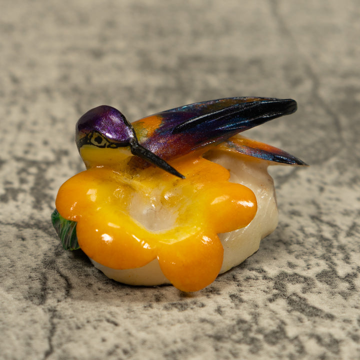 Hummingbird Tagua Carving