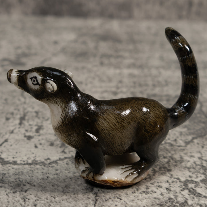 Gorgeous Coatimundi Tagua Carving