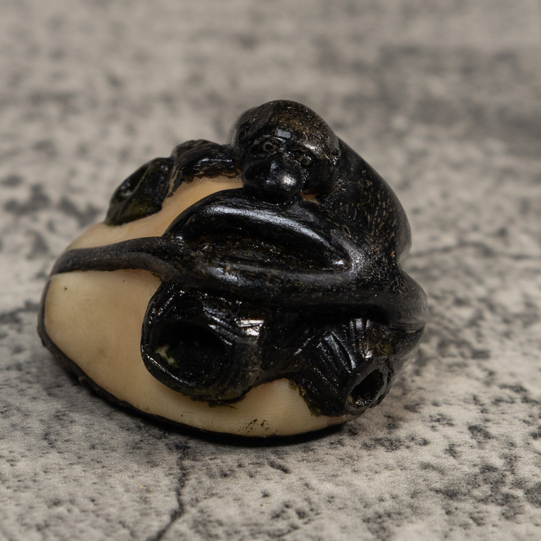 Black Howler Monkey Tagua Carving