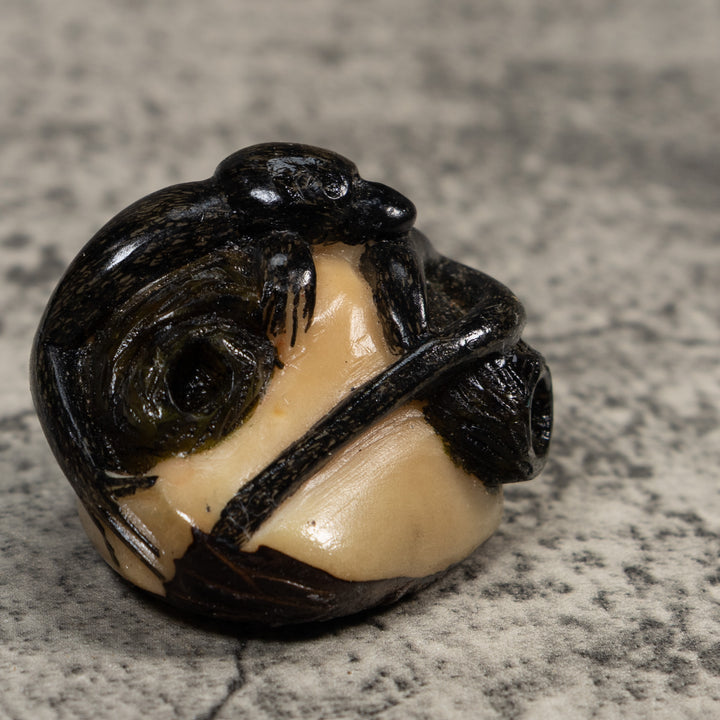 Black Howler Monkey Tagua Carving