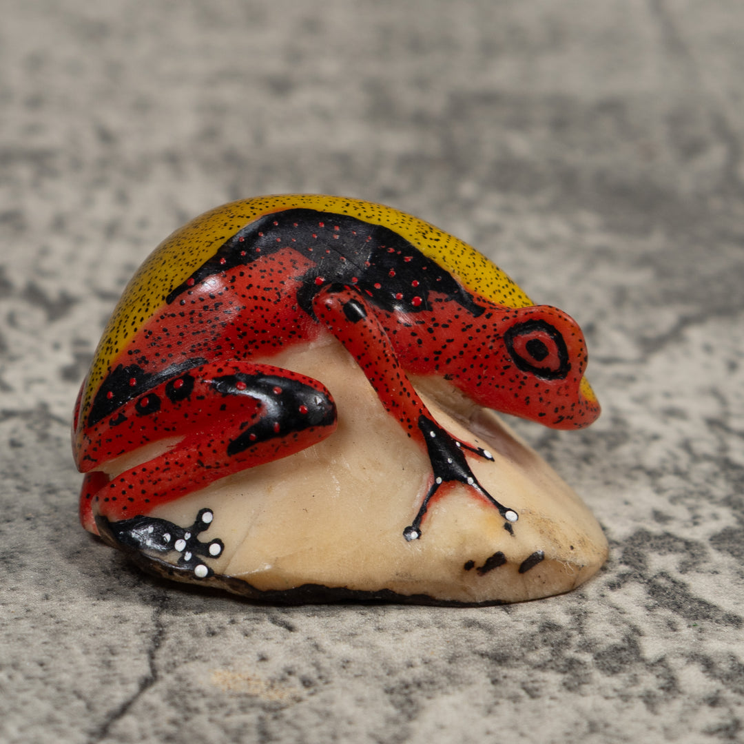 Poison Dart Frog Tagua Carving