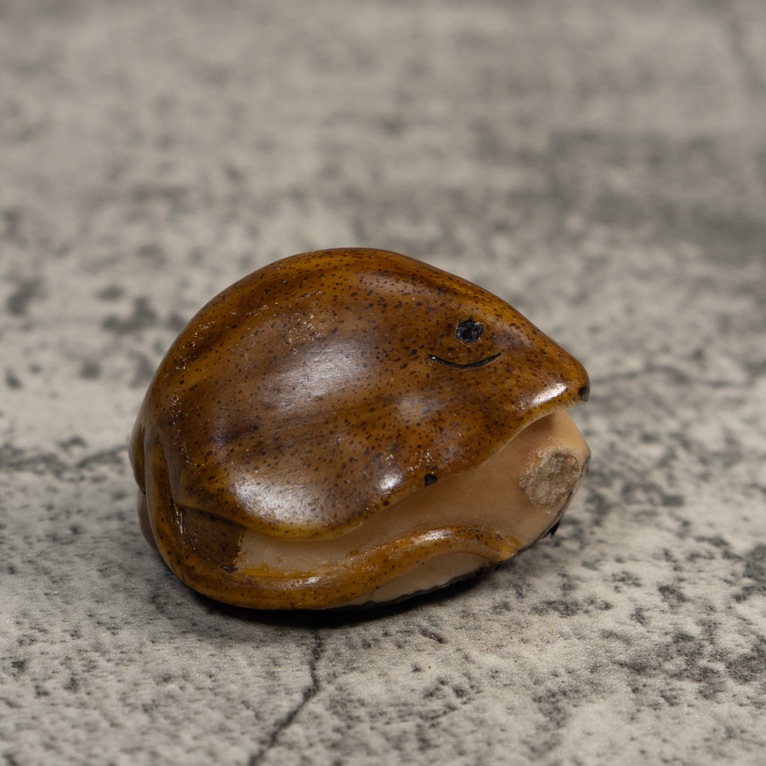 Vintage Ocean Stingray Tagua Carving