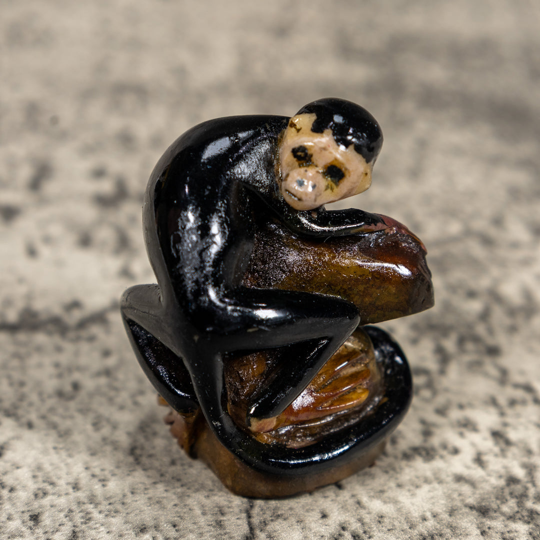 White Face Monkey Tagua Carving