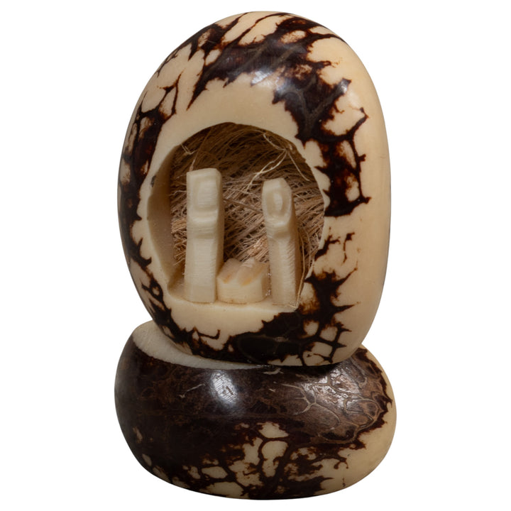 Christmas Creche Tagua Carving