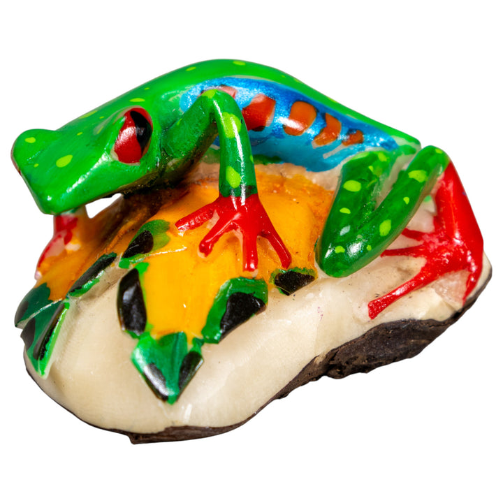 Red-Eye Tree Frog Tagua Carving