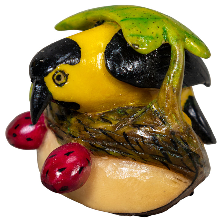 Oriole Bird In Jungle Tagua Carving