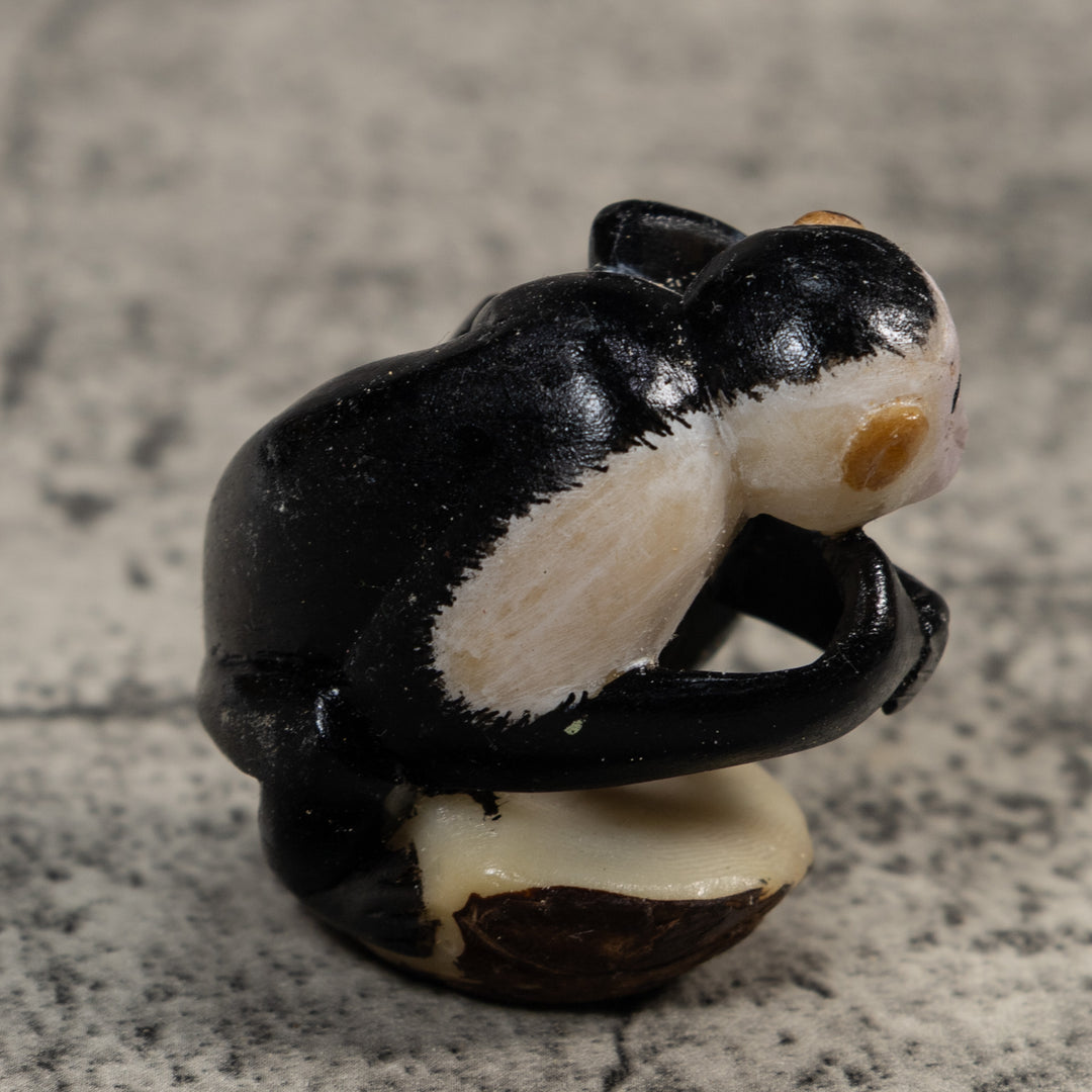White-Face Monkey Tagua Carving