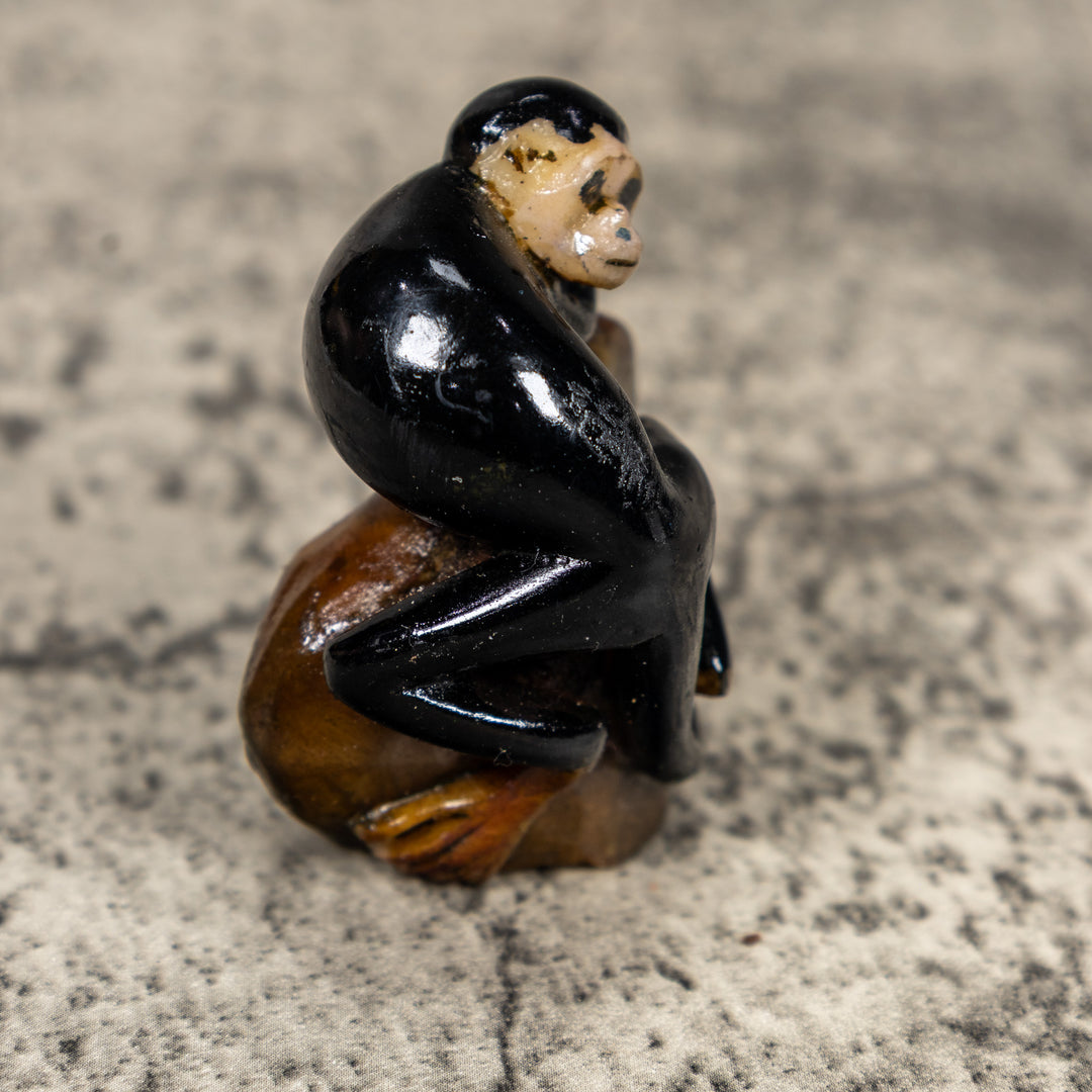 White Face Monkey Tagua Carving