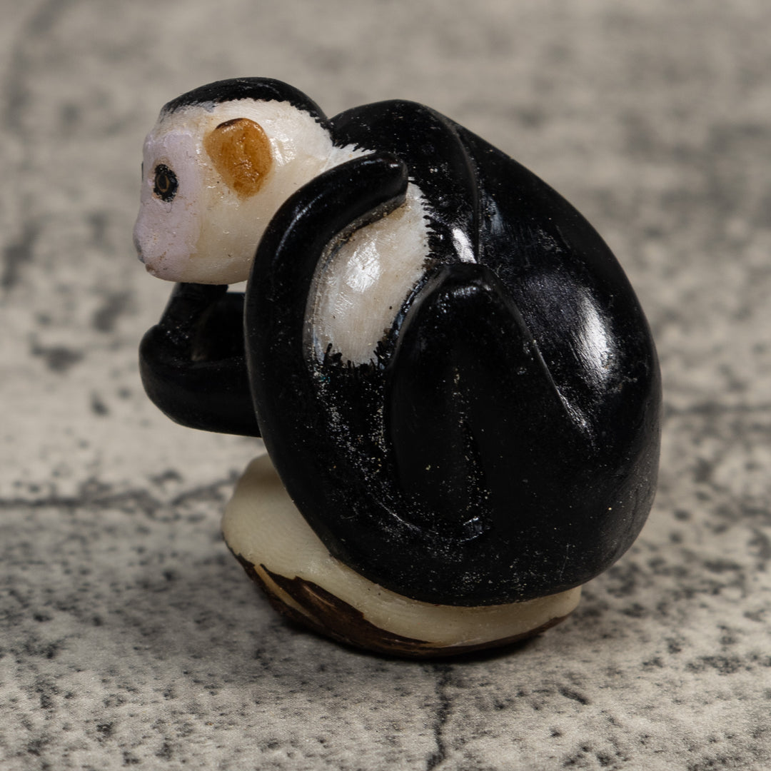 White-Face Monkey Tagua Carving