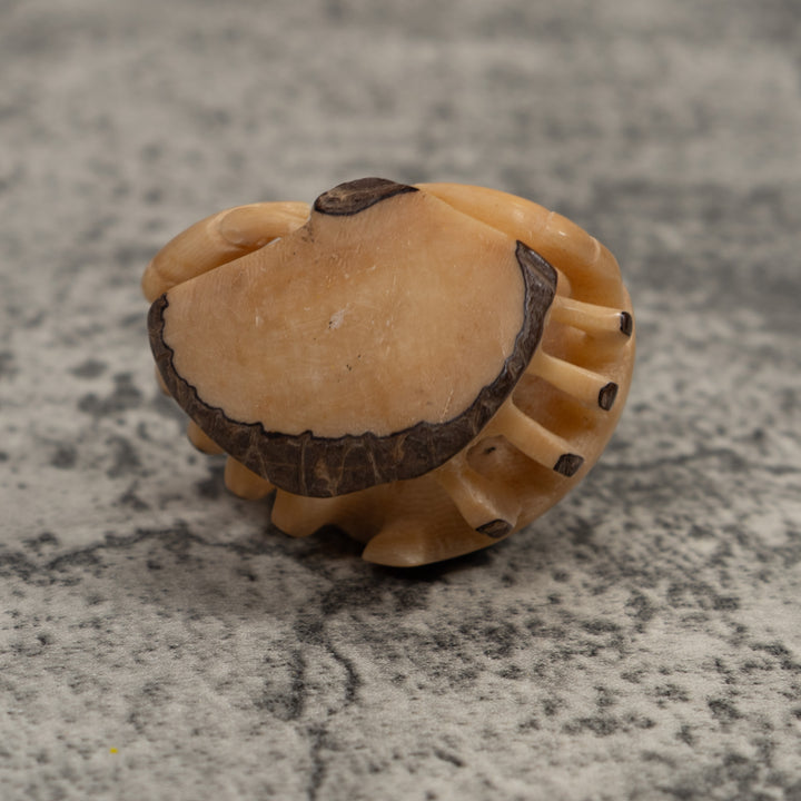 Vintage White Crab Tagua Carving