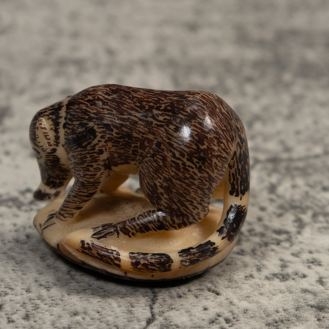 Vintage Coatimundi Tagua Carving