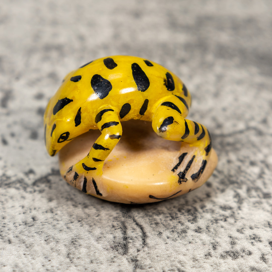 Vintage Poison Dart Frog Tagua Carving