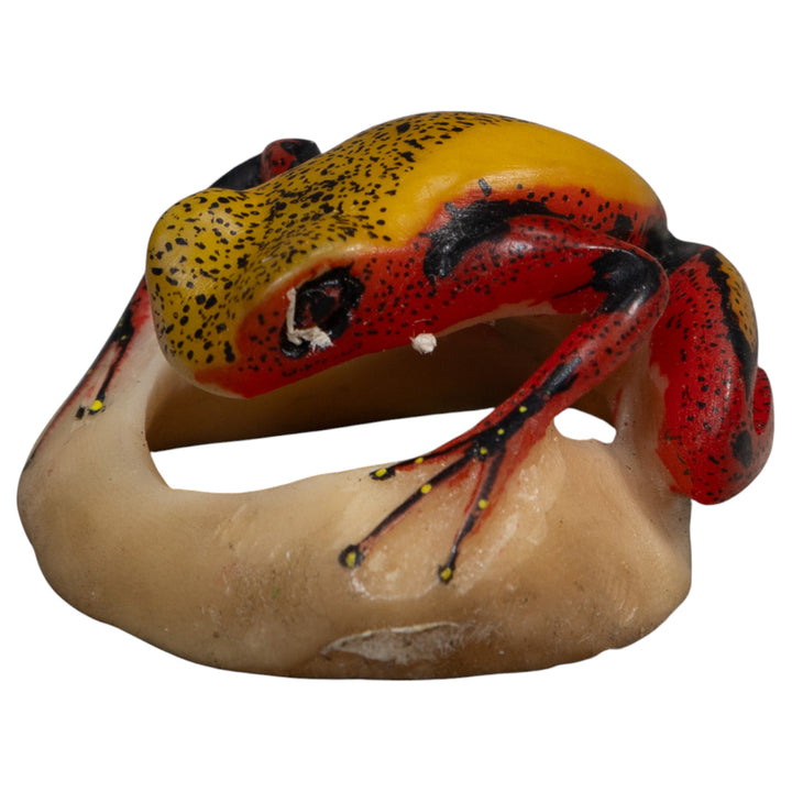 Red And Yellow Poison Dart Frog Tagua Carving