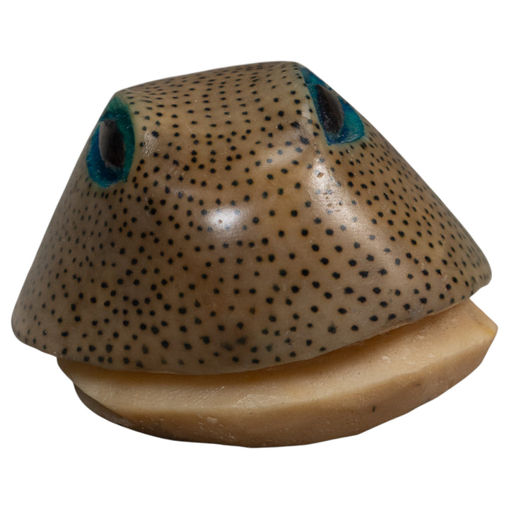 Vintage Stingray Fish Tagua Carving