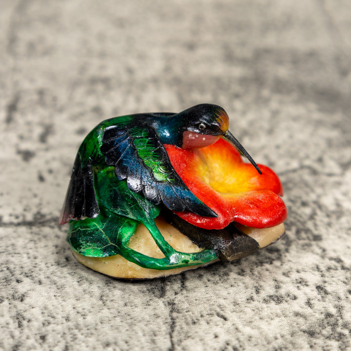 Hummingbird Tagua Carving