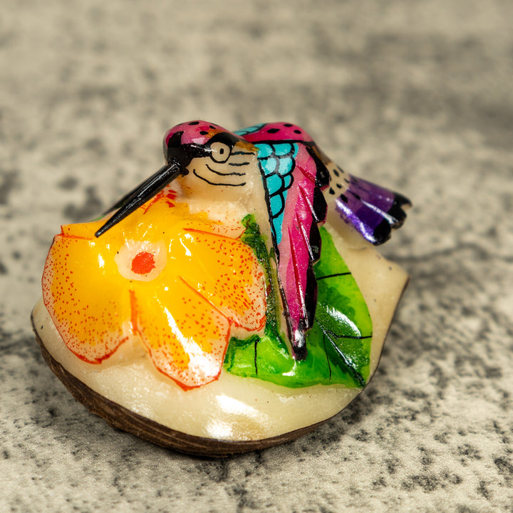 Hummingbird Tagua Carving