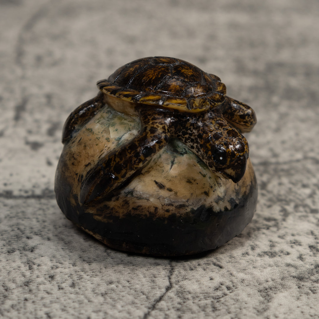 Vintage Sea Turtle Tagua Carving