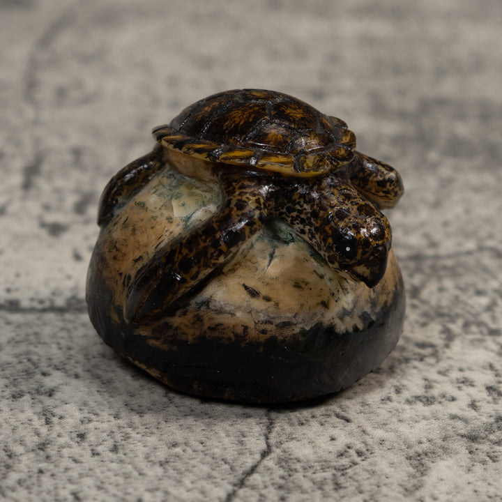 Vintage Sea Turtle Tagua Carving