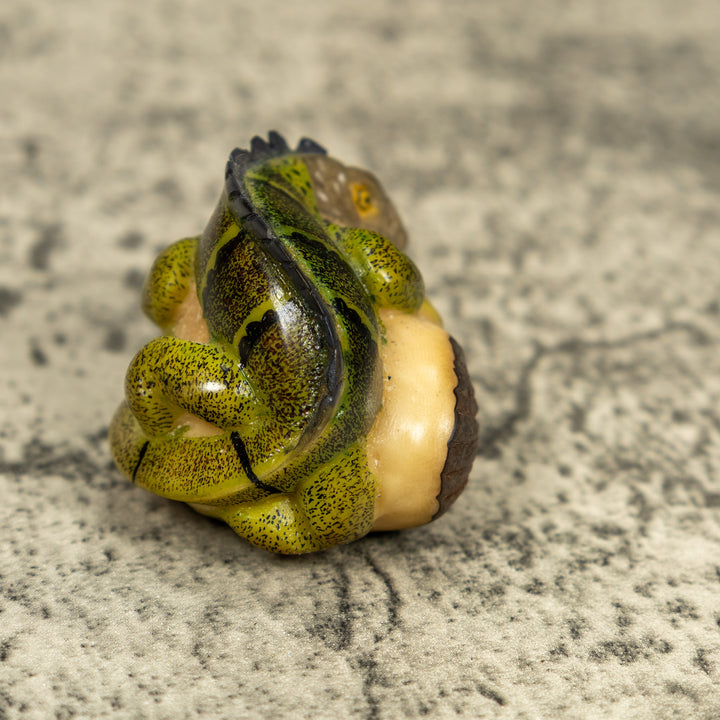 Green Iguana Lizard Tagua Carving