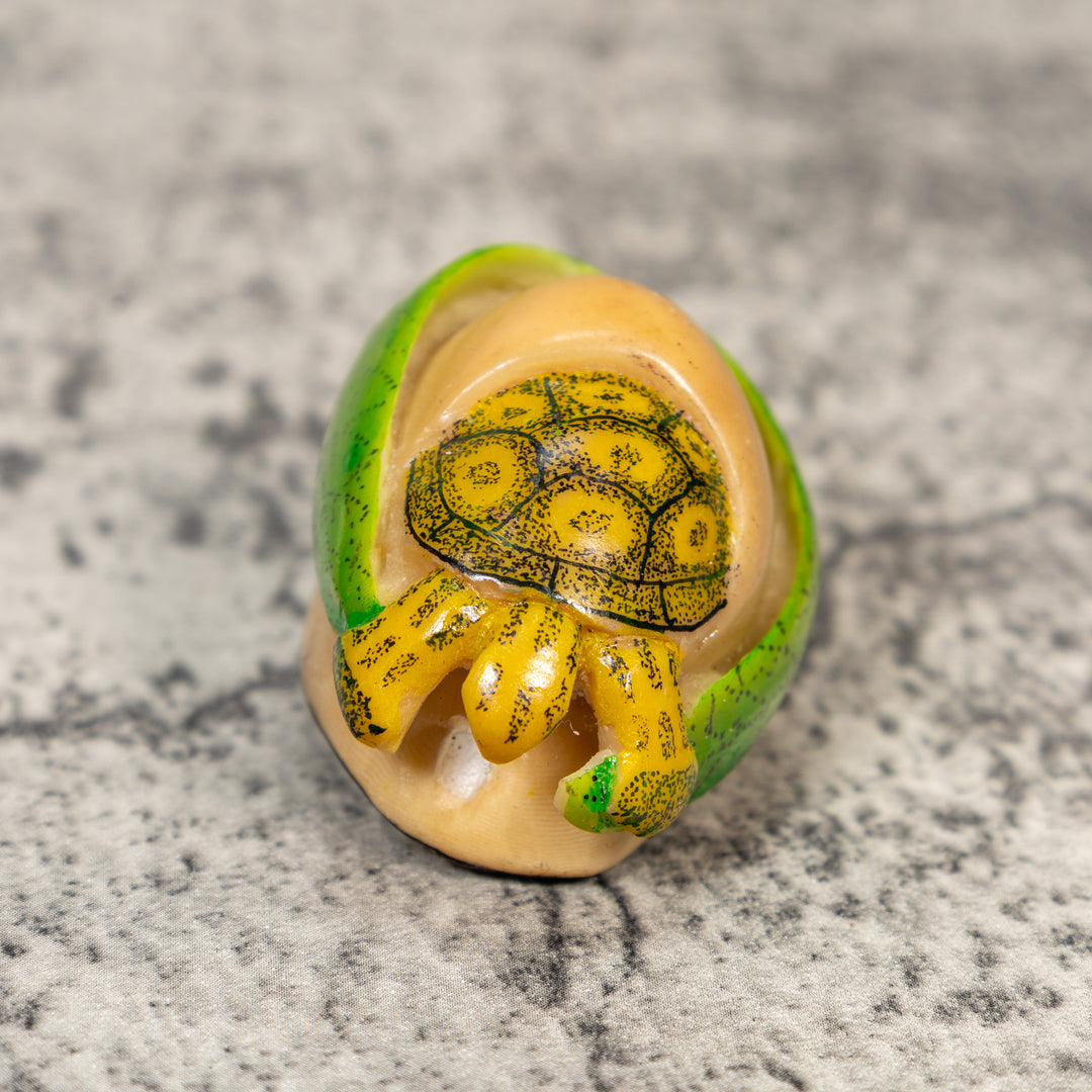 Vintage Turtle Tortoise Tagua Carving
