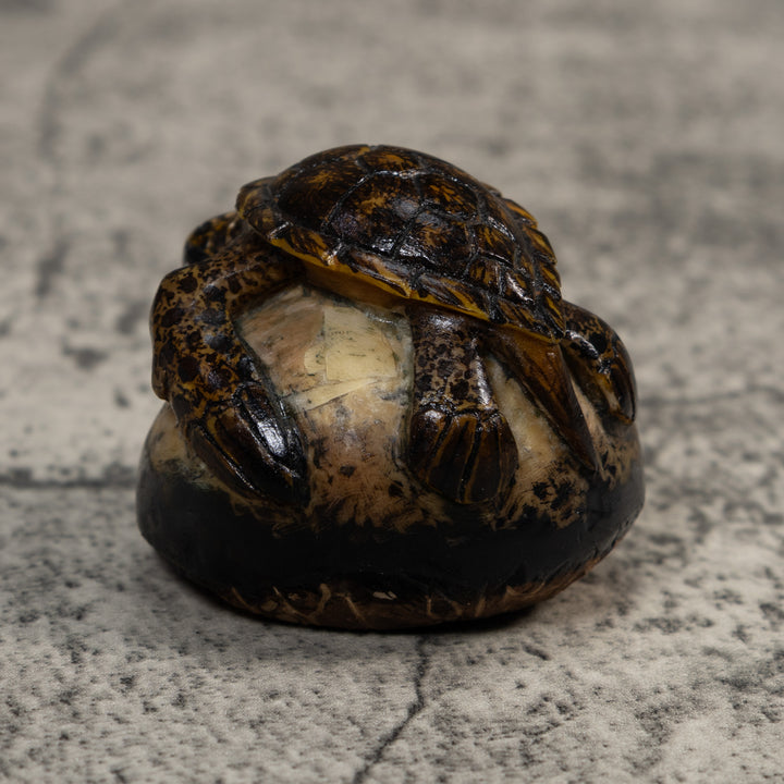 Vintage Sea Turtle Tagua Carving