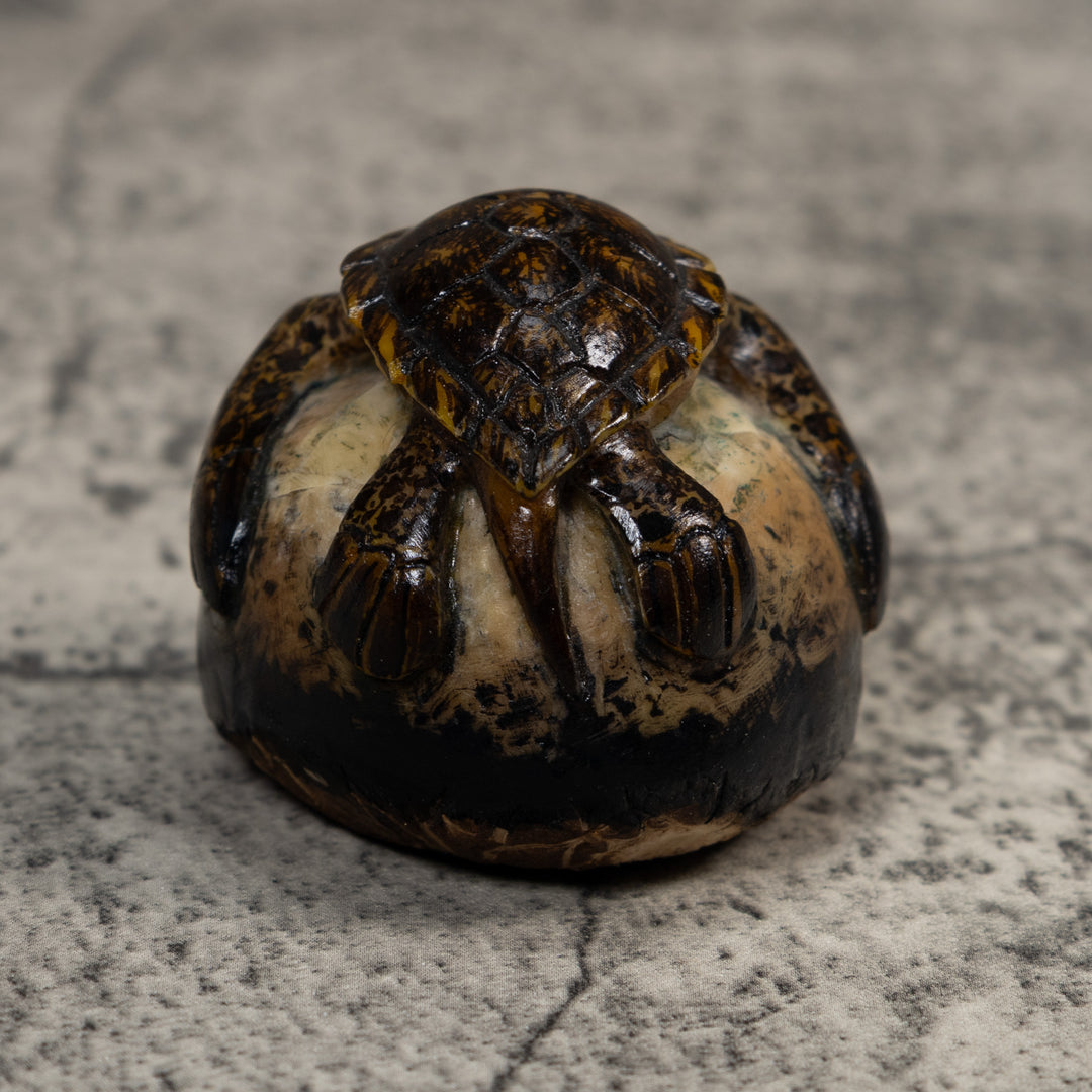 Vintage Sea Turtle Tagua Carving