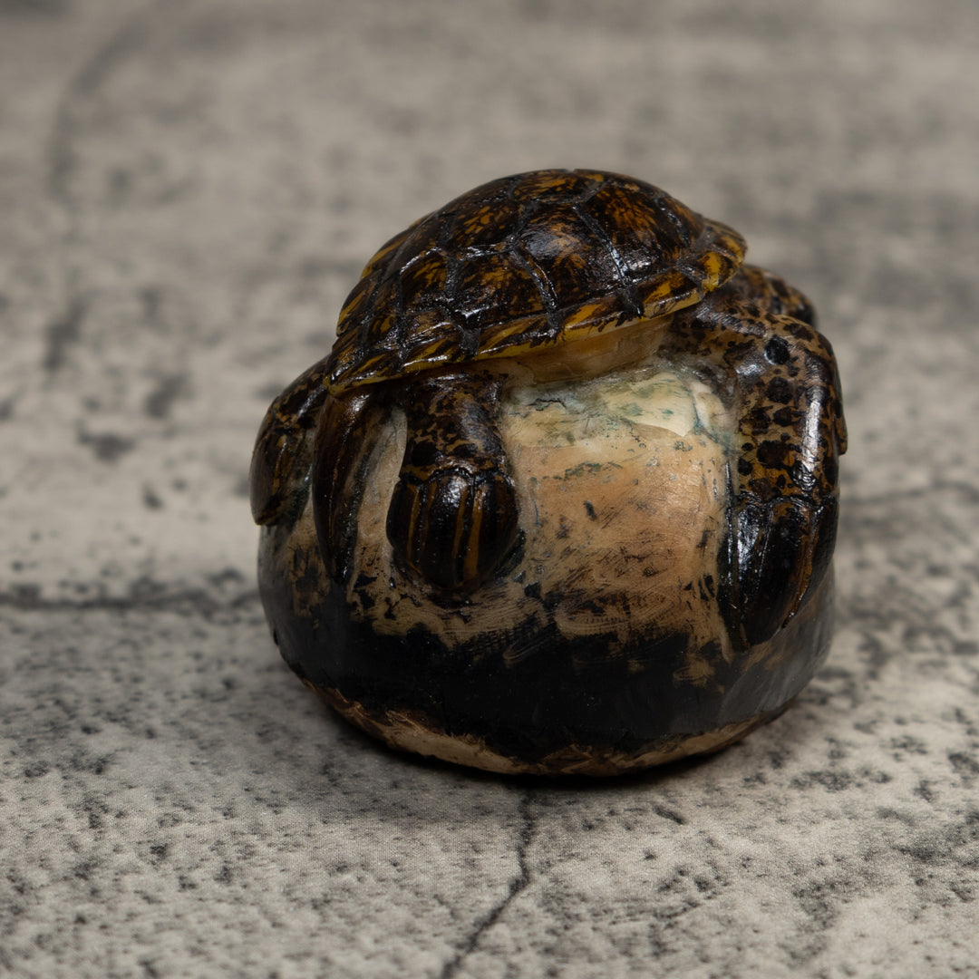 Vintage Sea Turtle Tagua Carving