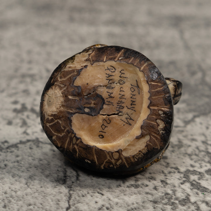 Vintage Sea Turtle Tagua Carving